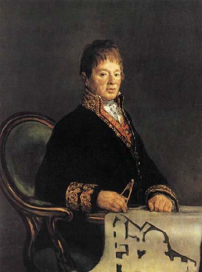 Francisco de goya y Lucientes Portrait of Juan Antonio Cuervo oil painting picture